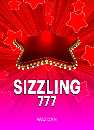 ภาพหน้าปกเกมสล็อต Sizzling 777 ธีมคลาสสิกตัวเลขและผลไม้